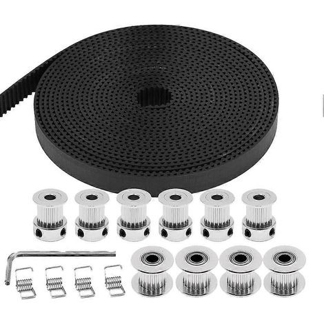 Zahnriemen 5M GT2 10mm Breite 20 Zähne 5mm Bohrung Zahnriemenscheibe + Bohrung 20 Zähne 5mm Spannrolle (1/5)