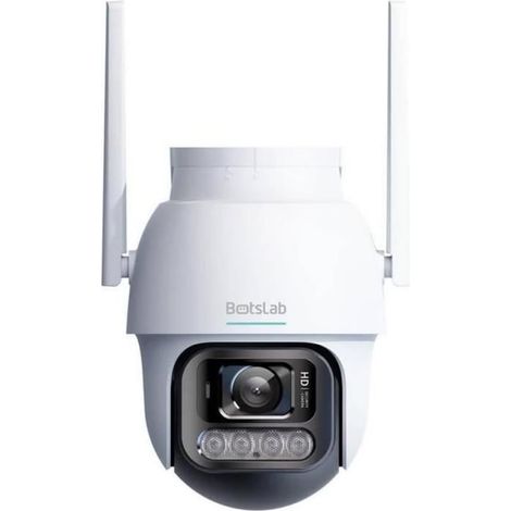 Telecamera esterna - BOTSLAB - W311 - 3MP - Visione notturna - Senza fili - 360°