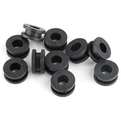 10pcs Rondelles en Caoutchouc de Moto, Rondelles de Carnage de Moto, Rondelles de Carnage en Caoutchouc de Moto A (1/5)