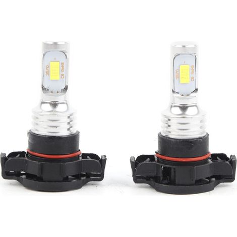 Juego de 2 Faros LED 80W 6000K, Lámparas Blancas H16/5202, Antiniebla para Coche (1/4)
