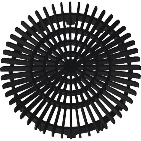 Griglia in plastica ferma-ghiaia per gli scarichi per balconi delle serie HL3100T e HL5100T