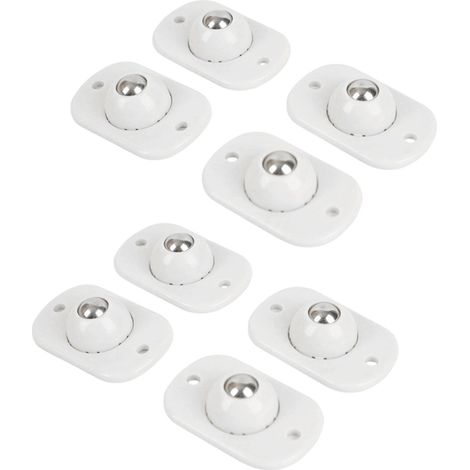 Roulettes Autocollantes - 360° Pivotantes - Pour Meubles Petits - Appareils Cuisine - Boîtes Rangement - 8 Pièces (1/5)