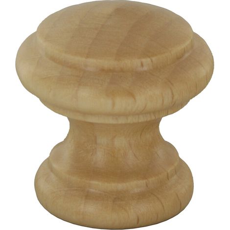 BL POMOLO LEGNO NATURALE 114A D 38 MM 2 PZ