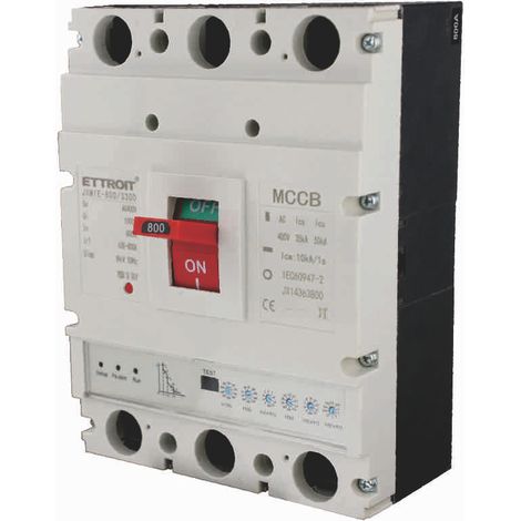 ETTROIT 3P automatischer Kompaktleistungsschalter mit einstellbarem Radius 630–800 A, 50 kA (Modell JX14363800) (1/3)