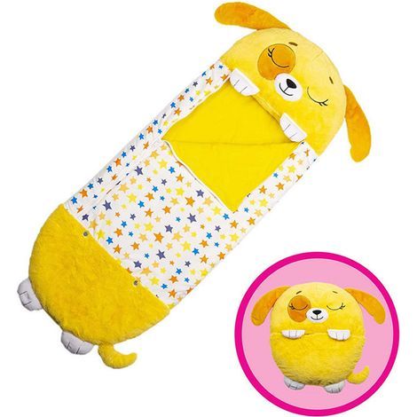 Coussin de jeu et sac de couchage Happy Nappers grand format, gigoteuse amusante pour enfants, Surprise Kids 135 cm x 51 cm (1/3)
