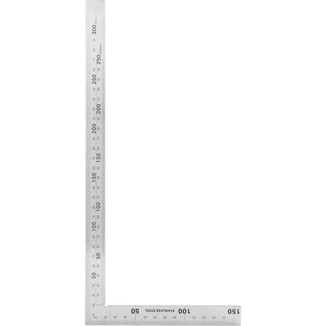 Outil de Mesure de la Règle à Angle Droit 500x250 Mm à 90 Mm (300 mm 150 mm) (1/5)