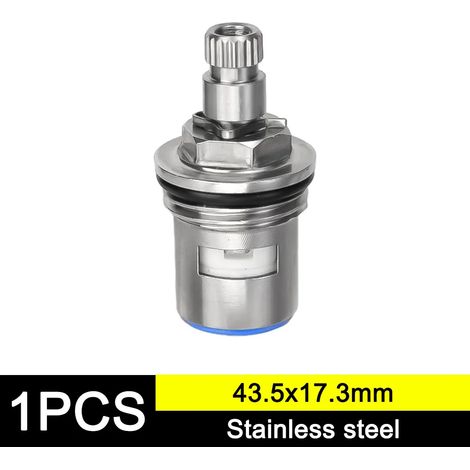 Inserts de robinet de remplacement 1/4" en acier inoxydable, valves de robinet à angle unique pour usage domestique, accessoires pour robinets de cuisine et de salle de bain