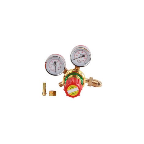 WX YQE-03/60 Jauge d'acétylène Réducteur de pression d'acétylène de gaz pour kit de coupe de soudage au chalumeau à gaz G5/8 CGA580 (1/5)