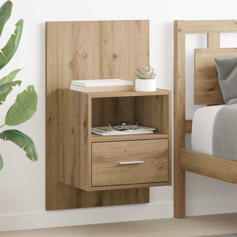 Bedside Cabinet 2 pcs Artisan Oak 50 x 32.5 x 80cm vidaXL (1/5)