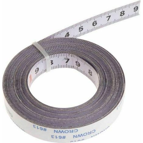 Mètre ruban, acier/plastique, 1m, pour menuiserie et établi (1/5)