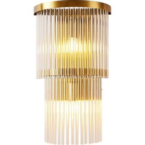 Cascada - lampada da parete in cristallo oro, 40 cm (1/2)