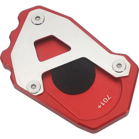 (Rouge) Compatible avec BMW R 1200 1250 GS ADV LC Accessoires moto à suspension basse Béquille latérale Extension de béquille arrière Plaque de support maxpower (1/3)
