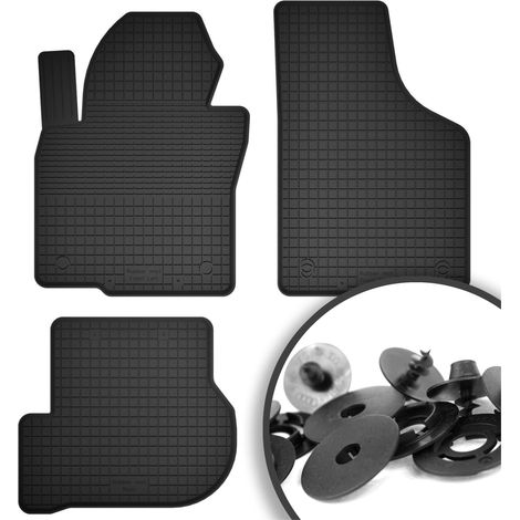 Gummimatten + Stopper für: Volkswagen Golf V Schrägheck, Variant, Kombi (2003-2009)