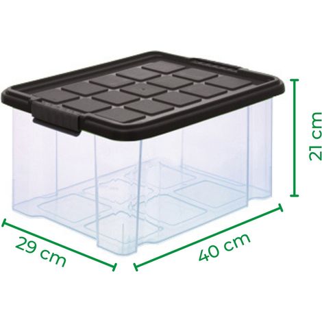 12x Novaliv Aufbewahrungsbox  12x Aufbewahrungsbox, 12x Deckel (1/5)