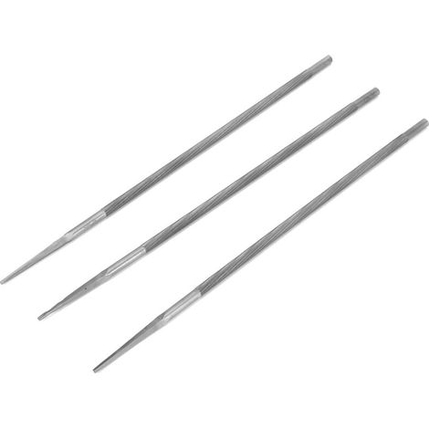 Lot de 3 limes rondes d'affûtage pour tronçonneuse, 5,5 mm - Lot de 3 limes rondes d'affûtage pour tronçonneuse, 5,5 mm (1/5)