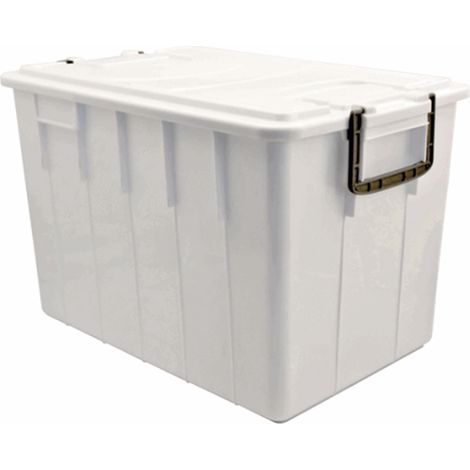 Barreño alimentario con tapa - 60 l - 58x38x38 cm