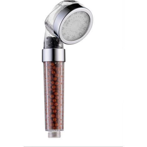 Pommeau De Douche LED - Haute Pression Économie D Eau - Filtre Minéral À Perles - Sans Pile - 7 Couleurs Automatiques - 1 Pièce (1/5)