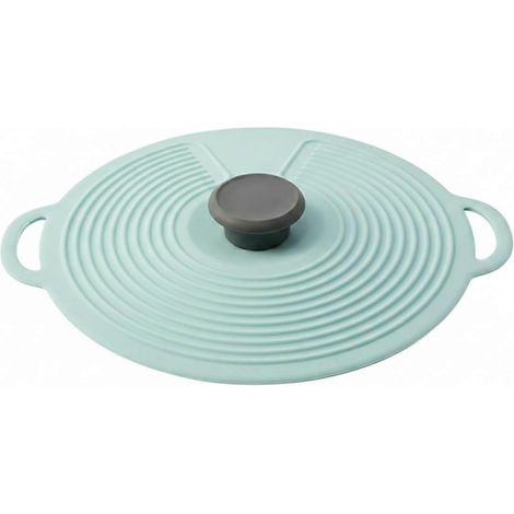 Couvercle extensible XL silicone réutilisable pour bols, compatible lave-vaisselle, adapté bols jusqu'à 31x42cm bleu (1/5)