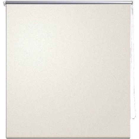 Estor opaco color crema 40 x 100 cm cortina de ventana protección visual persiana enrollable 4102124
