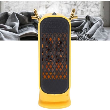 Chauffage électrique Portable. chauffage rapide. silencieux et sûr. Compact. pour bureau. prise ue jaune. 220V (1/5)
