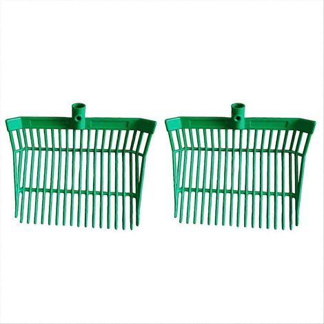Ersatzkopf für Mistgabel, Gabelkopf, grün, 2er-Packung (1/5)