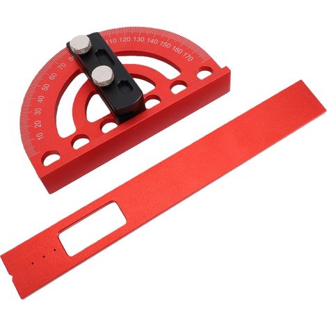Combined Semi-Circular Angle Protractor (1/5)