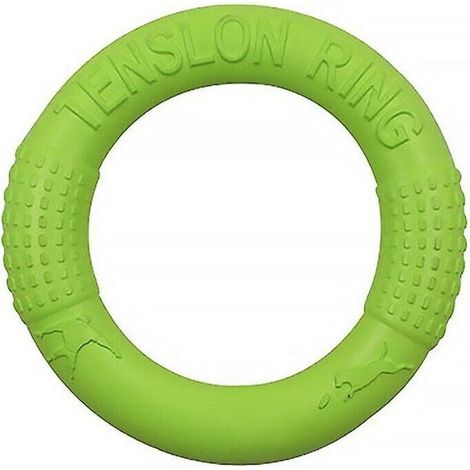 Pet Frisbee Dog Training Pull Ring Heavy Bite Outdoor Play (petit anneau de traction vert) (1/5)