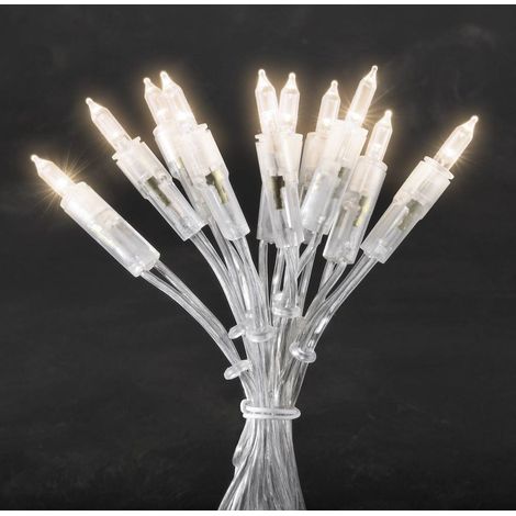 Konstsmide 6303-103 Mini guirlande lumineuse pour l'intérieur CEE: G (A - G) sur secteur Nombre de lumière 50 LED blanc chaud Longueur éclairée: 7 W91442 (1/2)