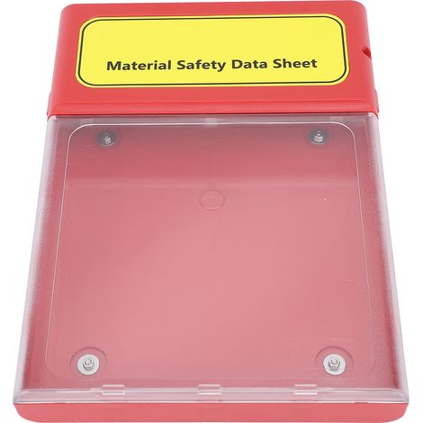 Armoire de stockage MSDS étanche avec serrure magnétique intégrée et boîte vitrée (1/5)