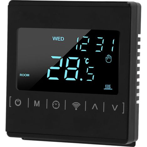 Thermostat intelligent MH1823 avec Wi-Fi et Bluetooth, écran LCD, commande vocale via application, CA 85 V-250 V (1/5)