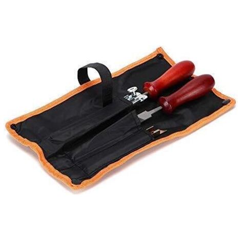 DEESSE SHOP-Affûteuse de Tronçonneuse Lime de Classement Guidage Guide-chaîne Chaîne Jauge de Profondeur Fichiers de Scie Outils à Main Jeu de Pièces Rechange Affuteuses Accessoi (1/5)