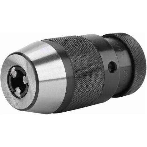 Mandrin Mandrin auto-serrant sans clé en acier B16 Mandrin à trou conique Mandrin de tour électrique Capacité de serrage 0-13 mm (1/2") (mandrin de serrage) (1/4)