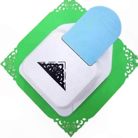 Découpeuse de papier créatif petit format, poinçon délicat à motif dentelle pour loisirs créatifs, perforatrice artisanale pour albums scrapbooking et bricolage, voiture, outil de découpe manuelle. (1/5)