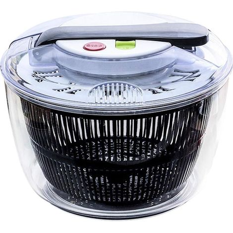 Briday – Essoreuse à salade 5L – Pompe antidérapante – Séchage rapide pour légumes et fruits – Facile à nettoyer et à démonter (1/5)
