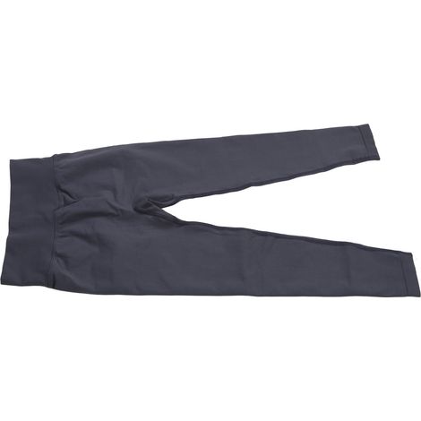 Pantalon de sport taille haute gainant pour femme, effet ventre plat, élastique, idéal pour le yoga et la course à pied, bleu marine, taille L (1/5)