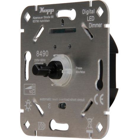 Kopp LED-Druck-Wechseldimmer 0-150 W 849000513 (1/2)