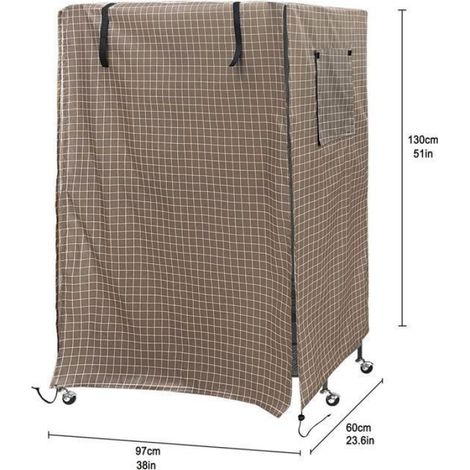 Housse de Protection - Pour Cage à Oiseaux - Imperméable Lavable - XL 97 x 60 x 130 cm - 1 Pièce (1/4)