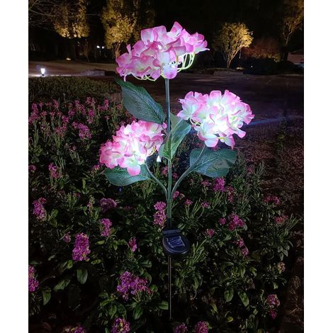 Lanterne Solaire Fleur - Éclairage Extérieur Automatique IP55 - Pour Jardin, Allée, Parterre de Fleurs, Cour, Terrasse - 1 Pièce (1/3)
