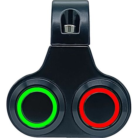 Interruptor para motocicleta, diseño impermeable, funcionalidad 2 en 1, 2 posiciones. (1/2)