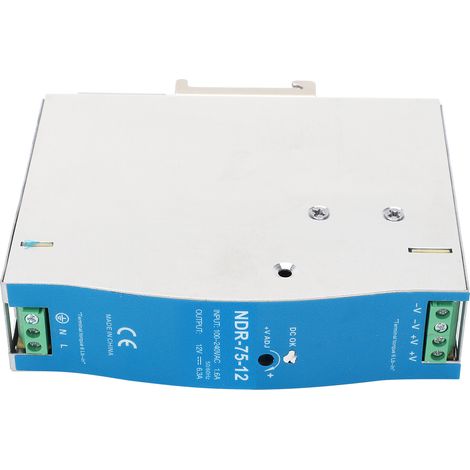 Alimentation à découpage BERM 75W 12V pour armoire électrique industrielle, automate PLC, variateur, 100-240VAC (1/5)