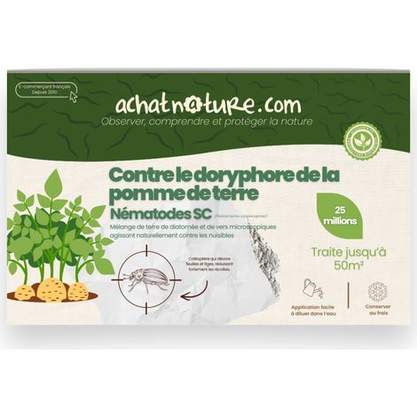 Nématodes SC contre doryphore de la pomme de terre - 25 millions - 50 m²