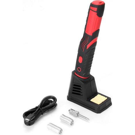 Fer à souder sans fil rechargeable, outils de soudure pour la réparation d'appareils électriques et électroniques domestiques en extérieur, livres avec batteries RUIOIU (1/5)