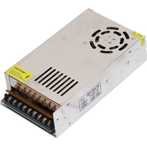 Moteur DC 24V 1000RPM haute vitesse, couple élevé, vitesse réglable, réversible, silencieux, pour perceuse électrique à main et tour, avec tige de liaison, mandrin et alimentation. (1/5)