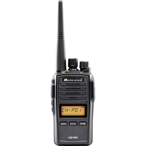 Midland Midland G18 Pro NC, PMR446 Funkgerät C1145.04 Emetteur-récepteur PMR W436673 (1/5)
