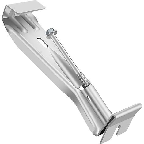 5 Inch Gutter Brackets with Pre-Inserted Screws, Aluminum Brackets for Repairing Saggy Gutters (1/4)