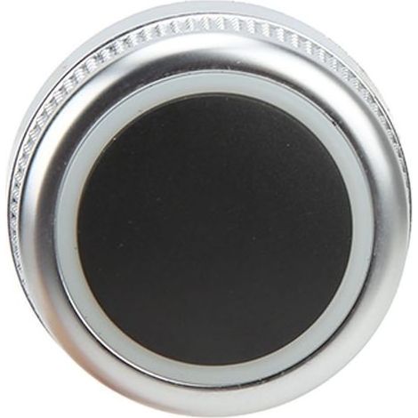 Poignée de commande rotative MMI 4F0919069 pour système multimédia - Compatible Audi A6/S6/C6/Allroad/A8/S8/Q7/RS6 (ABS, noir, argent) (1/5)