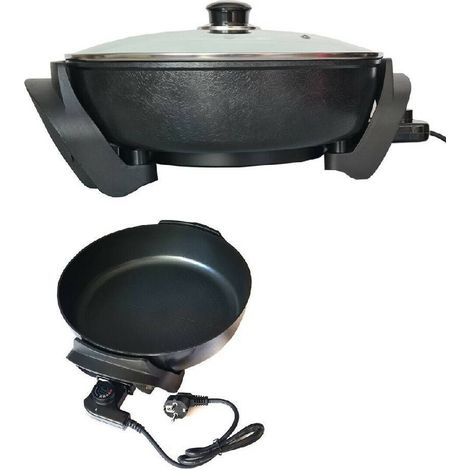 Cuisinière électrique Ciao Bosi 1500w 30 Cm Poêle Ronde Antiadhésive T-9047 (1/2)
