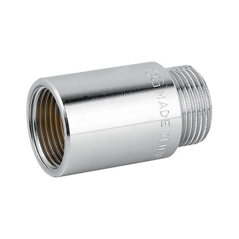 PROLUNGA MF OTTONE CROMO 1" x 40 mm