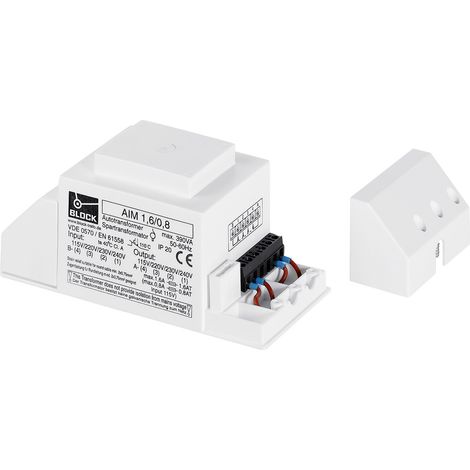 BLOCK AIM 1,6/0,8 Spartransformator 1 x 115 V/AC, 220 V/AC, 230 V/AC, 240 V/AC 1 x 115 V/AC, 220 V/A (1/2)