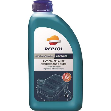 REPSOL ANTICONGELANTE REFRIGERANTE MQ PURO 100% 1L.